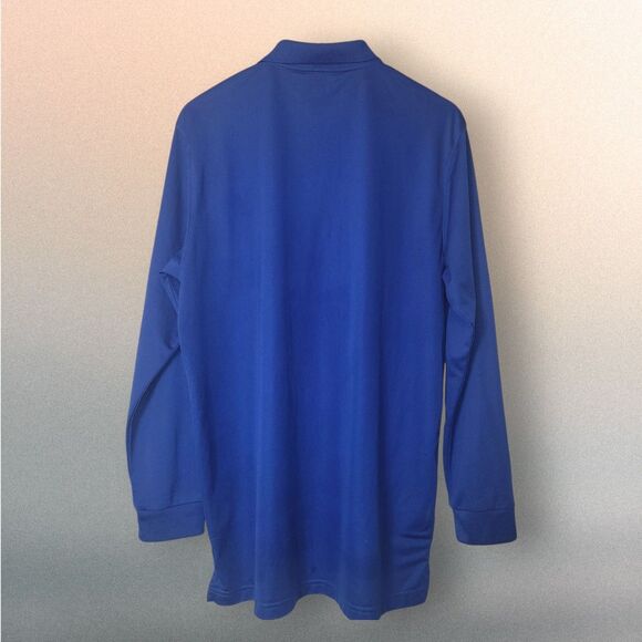 Lot Of 2 SPECTRUM Employee Uniform Polo Blue Size Lg Long & Short Sleeve See Pic - Picture 4 of 9